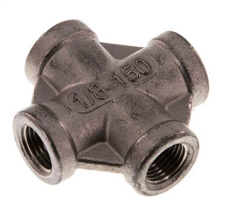 Rp 1/8'' Vrouwelijke RVS Kruis 16 Bar