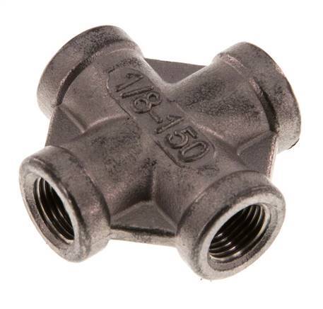 Rp 1/8'' Vrouwelijke RVS Kruis 16 Bar