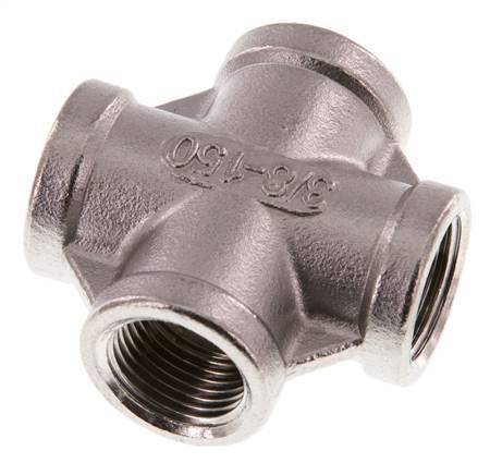 Rp 3/8'' Vrouwelijke RVS Kruis 16 Bar