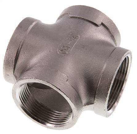Rp 1 1/2'' Vrouwelijke RVS Kruis 16 Bar