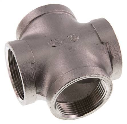 Rp 1 1/2'' Vrouwelijke RVS Kruis 16 Bar