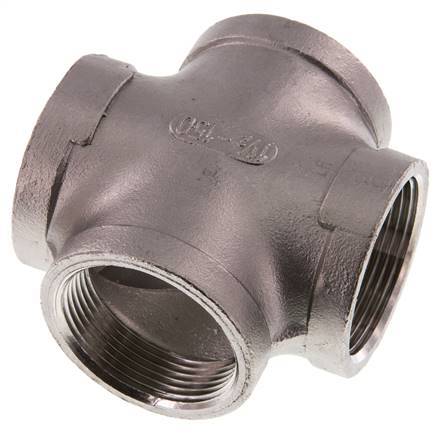 Rp 1 1/2'' Vrouwelijke RVS Kruis 16 Bar
