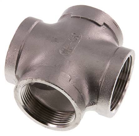 Rp 1 1/2'' Vrouwelijke RVS Kruis 16 Bar