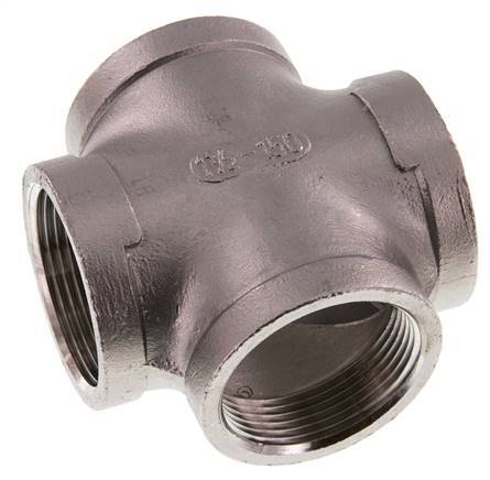 Rp 1 1/2'' Vrouwelijke RVS Kruis 16 Bar