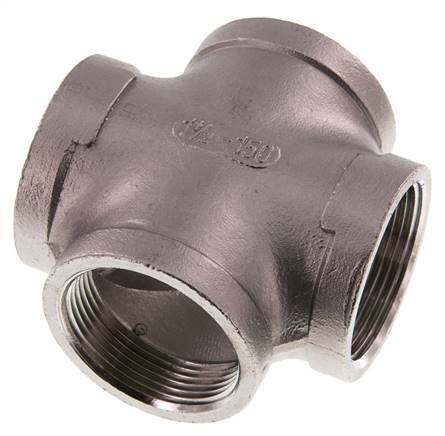 Rp 1 1/2'' Vrouwelijke RVS Kruis 16 Bar