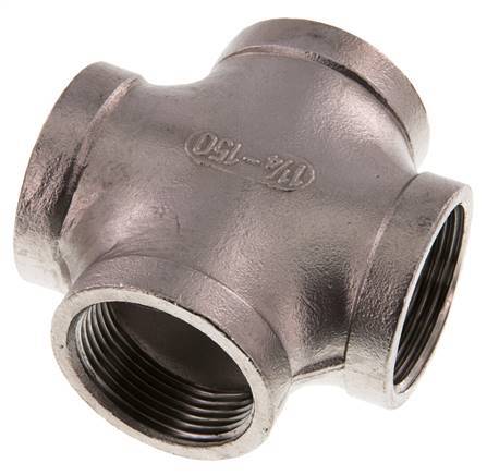 Rp 1 1/4'' Vrouwelijke RVS Kruis 16 Bar
