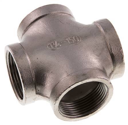 Rp 1 1/4'' Vrouwelijke RVS Kruis 16 Bar