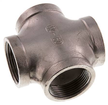 Rp 1 1/4'' Vrouwelijke RVS Kruis 16 Bar