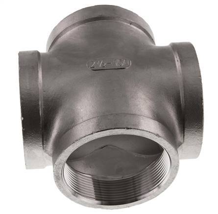 Rp 2 1/2'' Vrouwelijke RVS Kruis 16 Bar