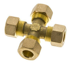 14mm Messing Kruissok Knelfitting DIN EN 1254-2