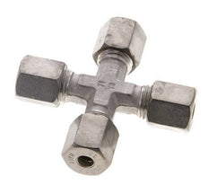 6S Stainless steel Cross Compression Fitting 630 Bar DIN 2353