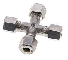 8L Stainless steel Cross Compression Fitting 315 Bar DIN 2353