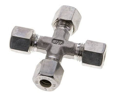 8L Stainless steel Cross Compression Fitting 315 Bar DIN 2353