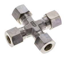 12L Stainless steel Cross Compression Fitting 315 Bar DIN 2353