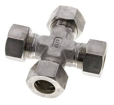 22L Stainless steel Cross Compression Fitting 160 Bar DIN 2353