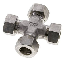 22L Stainless steel Cross Compression Fitting 160 Bar DIN 2353