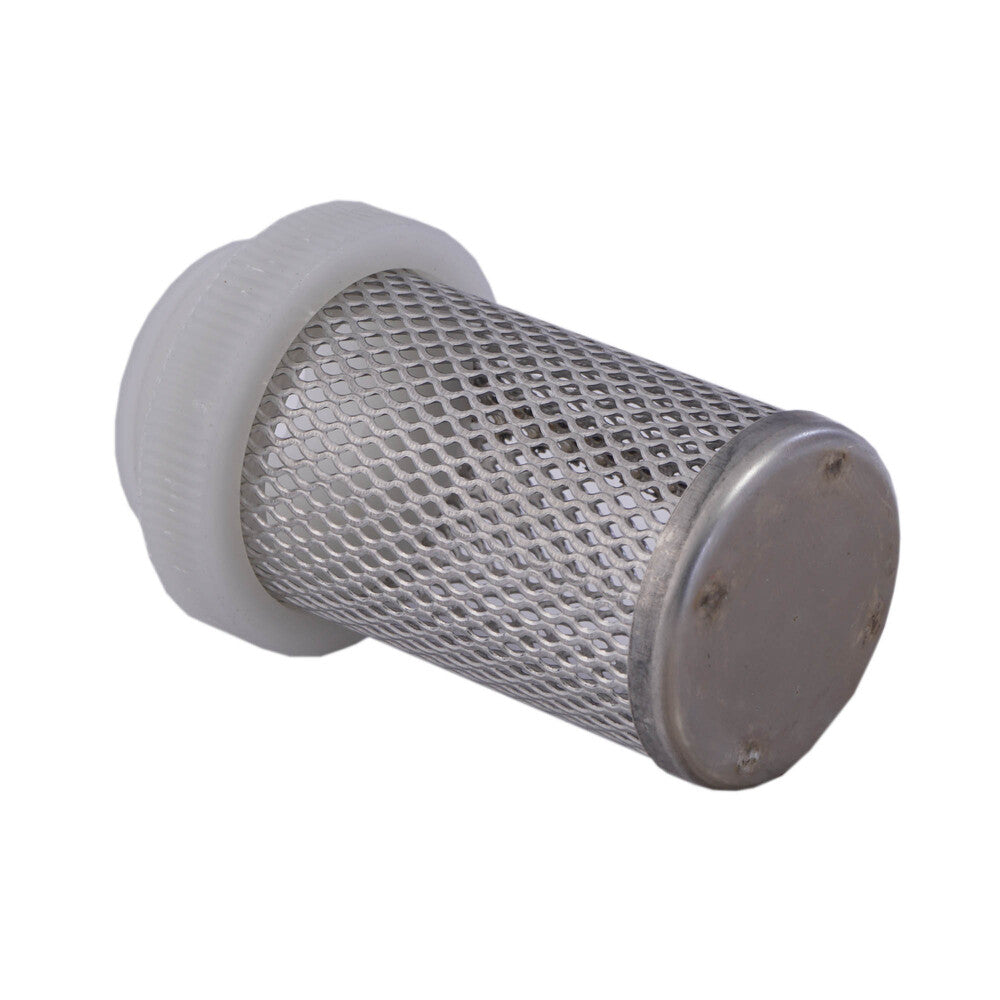 G 1 1/2'' Roestvrijstaal/Nylon Zuigfilter 1.2 Mm Mesh [2 Stuks]