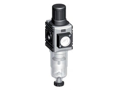 Filter-Regulator G1/4'' 1000 l/min 0.5-10.0bar/7-145psi Auto (Closed Without Pressure) 40 mm Pressure Gauge Polycarbonate Futura 0