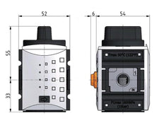 3/2 Kogelkraan G3/8 1900 l/min Futura 1