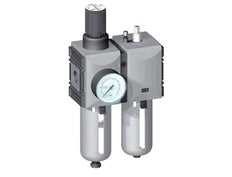 FRL 2-Part G3/4'' 12000 l/min 0.1-2.0bar/1-29psi Semi-Auto Polycarbonate Futura 4