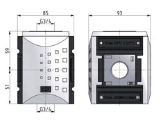 Drukschakelaar Distributeur G1 18000 l/min Futura 4