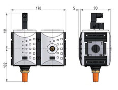 Soft-start Ventiel 1'' en 1/2'' 24VDC 8750l/min Futura 4