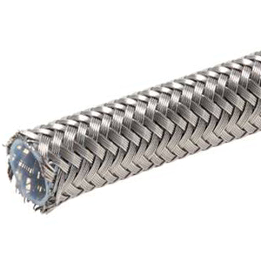 Custom-Teflon chemical resistant hose with steel braiding 25.6 mm (ID) 25 m