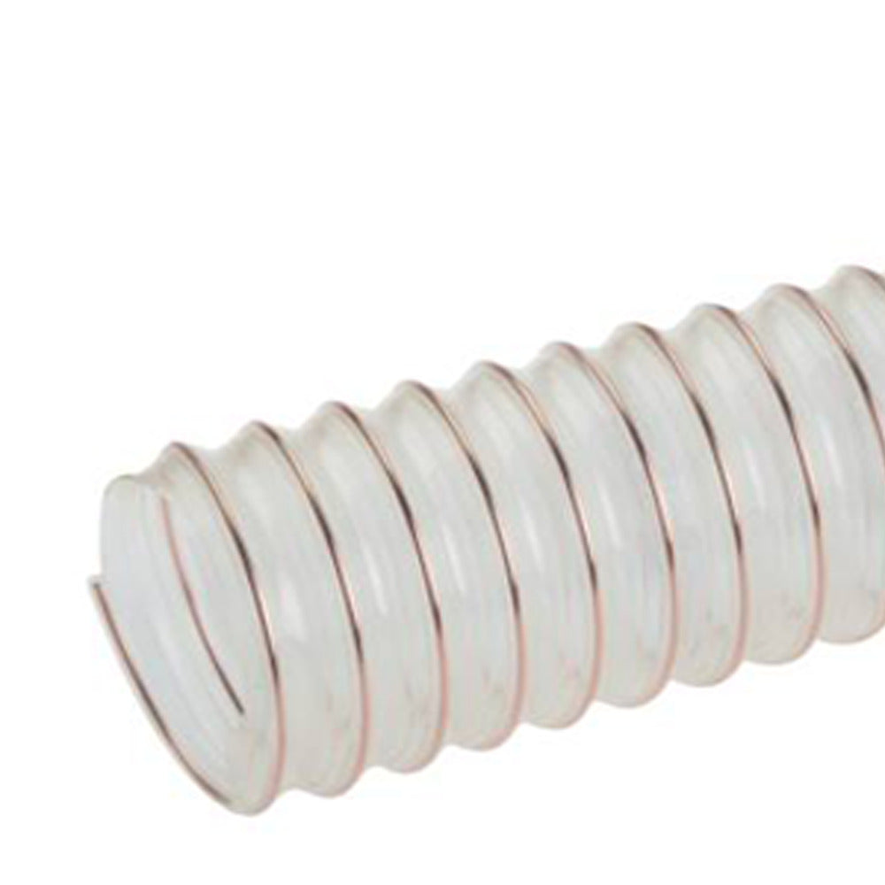 Custom-Antistatic PUR pressure and suction hose 150 mm (ID) 225 mm (BR) 5 m food-grade