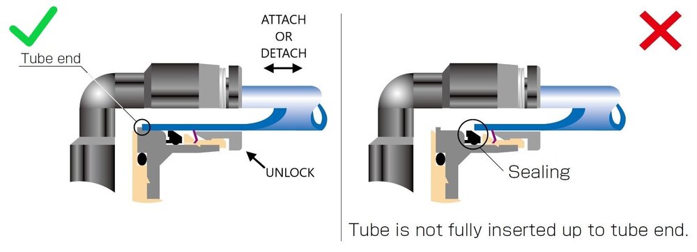 6mmxR1/8'' Elbow Push Fit [10 pieces]