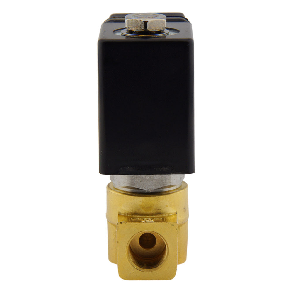 Solenoid Valve HP-DA 1/4'' high pressure brass PTFE 4-100bar 24V AC