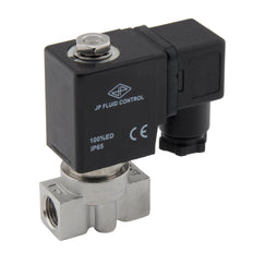 Solenoid Valve HP-DA 1/4'' high pressure stainless steel PTFE 4-100bar 24V AC