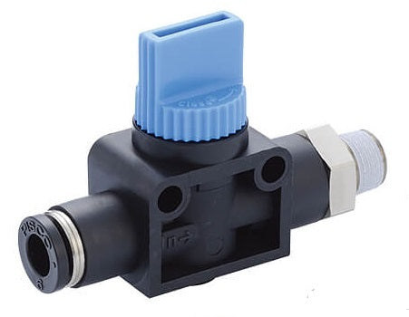 1/4" - R1/4" 3/2-Way Shut-Off Hand Valve