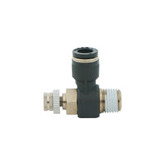 1/4" - R1/8" Elbow Pneumatic Needle Valve