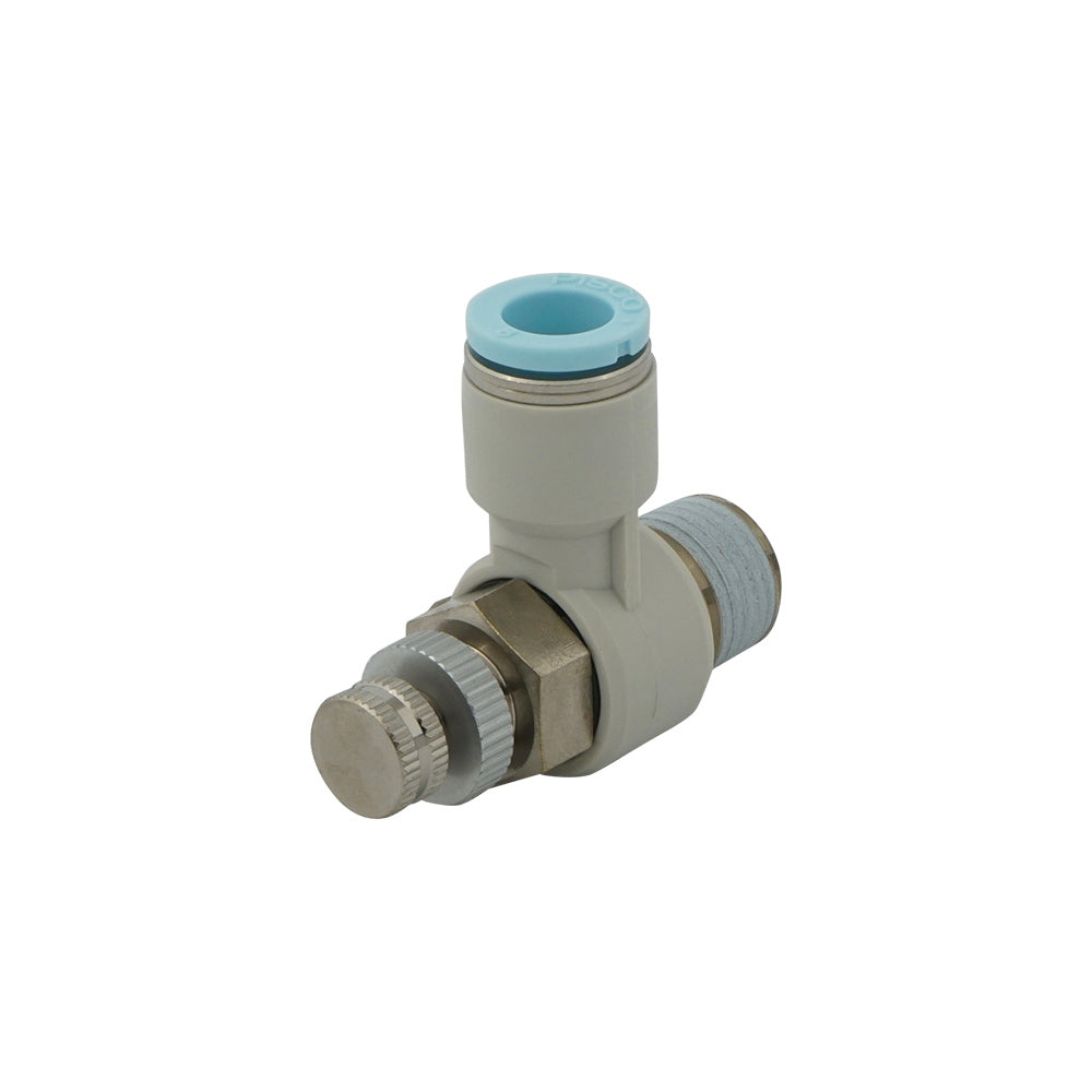 1/4" - R1/8" Clean-room Pneumatische Haakse Naaldafsluiter