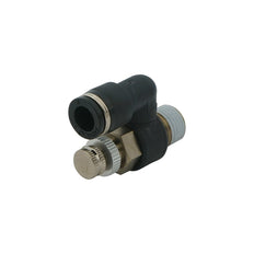 4mm - R1/8" Rotatable Pneumatic Needle Valve