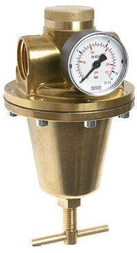 Water- en Luchtdrukregelaar Messing G1 1/2'' 56 l/min 0,5-10 bar/7-145psi