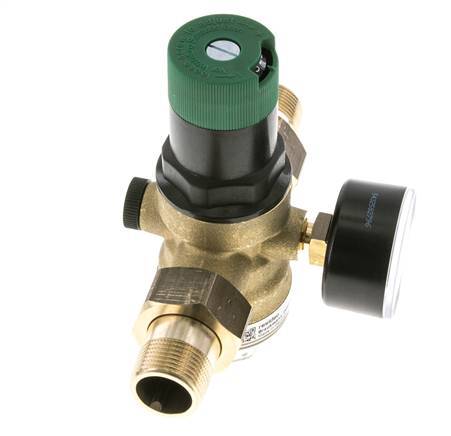 Filterdrukregelaar Messing R3/4'' 52 L/Min 1.5-6 Bar/22-87Psi Drinkwater