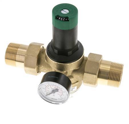 Filterdrukregelaar Messing R1 1/4'' 99 L/Min 1.5-6 Bar/22-87Psi Drinkwater