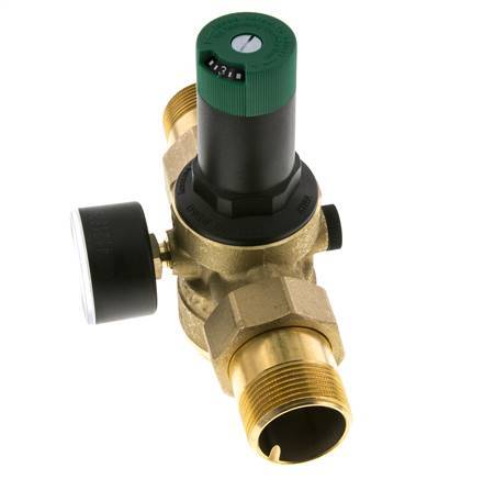 Filter Pressure Reducer Brass R1 1/4'' 99 l/min 1.5-6 bar/22-87psi Drinking Water