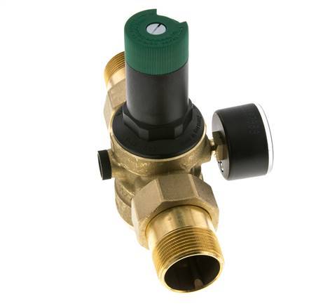 Filter Pressure Reducer Brass R1 1/4'' 99 l/min 1.5-6 bar/22-87psi Drinking Water