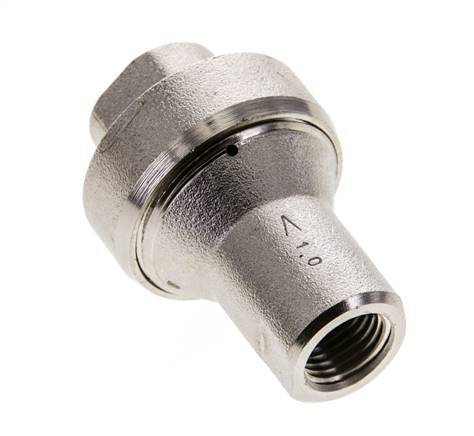 Inline Pressure Reducer 1bar/14psi Nickel-plated Brass G1/4'' 10 l/min