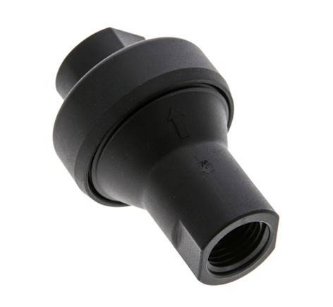 Inline drukregelaar 1bar/14psi polyamide G1/4'' 10 l/min