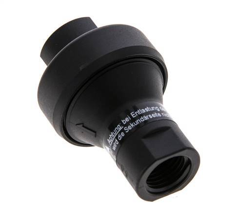 Inline drukregelaar 5bar/72psi polyamide G1/4'' 10 l/min