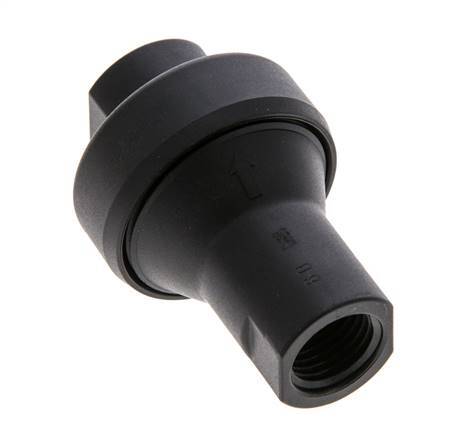 Inline drukregelaar 6 bar/87 psi polyamide G1/4'' 10 l/min