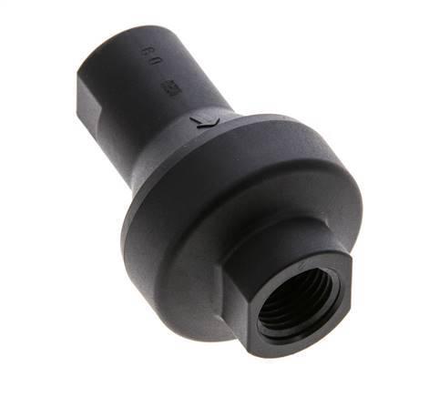 Inline drukregelaar 6 bar/87 psi polyamide G1/4'' 10 l/min