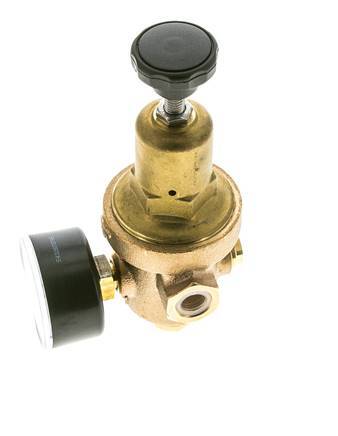Waterdrukregelaar Brons G1/4'' 8,3 l/min 1,5-8 bar/22-116psi