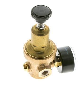 Waterdrukregelaar Brons G1/4'' 8,3 l/min 1,5-8 bar/22-116psi