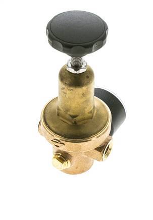 Waterdrukregelaar Brons G1/4'' 8,3 l/min 0,2-2 bar/3-29psi