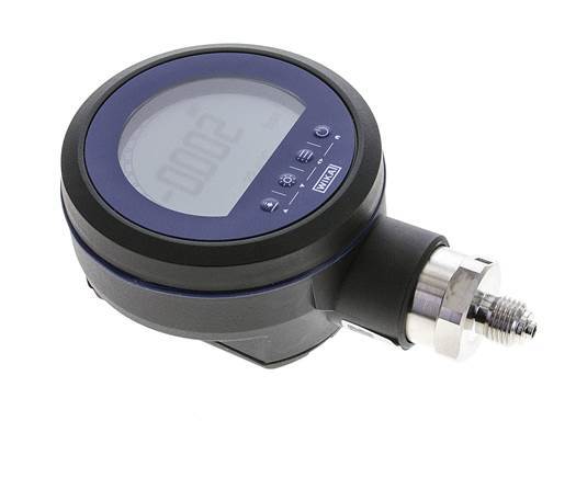 WIKA Digital Pressure Gauge 0..4 bar (0..58 psi) G 1/4'' Class 0.5 with Data Logger