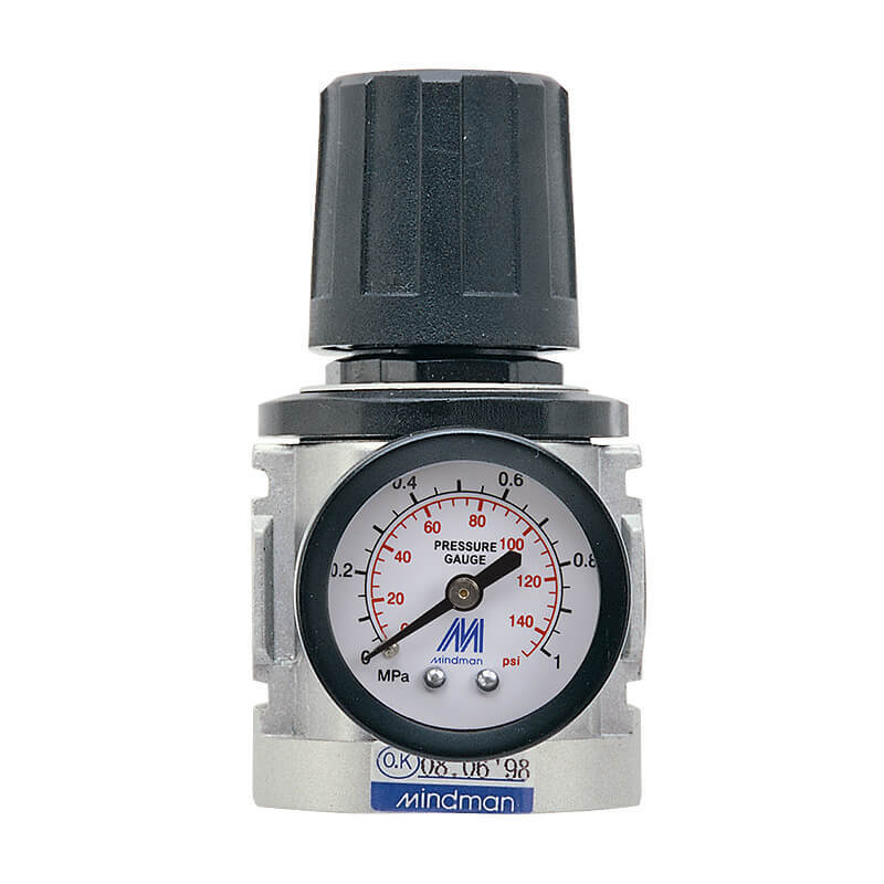 2000 l/m G1/4'' Pressure Regulator 0.5-8.5bar Ext Pressure Gauge - MAR301